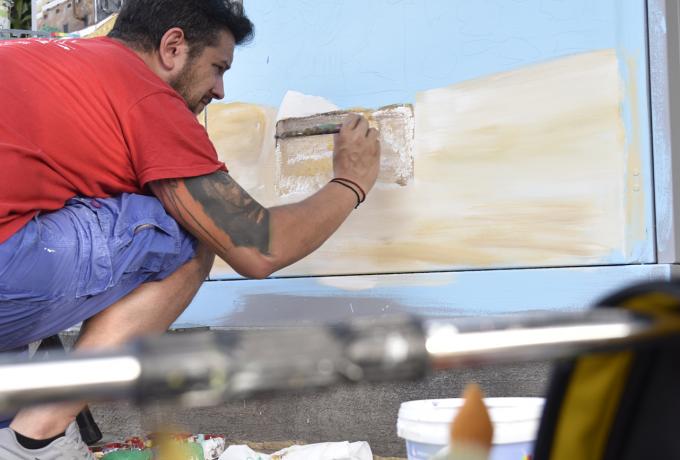 Η δράση φιλοτέχνησης των ΚΑΦΑΟ ξεκίνησε στον Δήμο Ελευσίνας